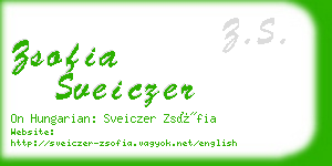 zsofia sveiczer business card